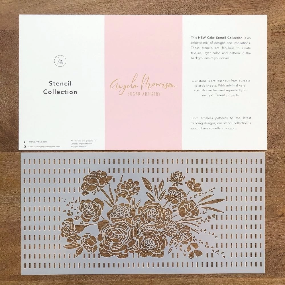 Angela Morrison Flora - Flowers Stencil Collection 6 Angela Morrison Flora - Flowers Stencil Collection - Image 6