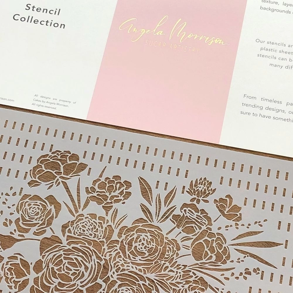 Angela Morrison Flora - Flowers Stencil Collection 11 Angela Morrison Flora - Flowers Stencil Collection - Image 11