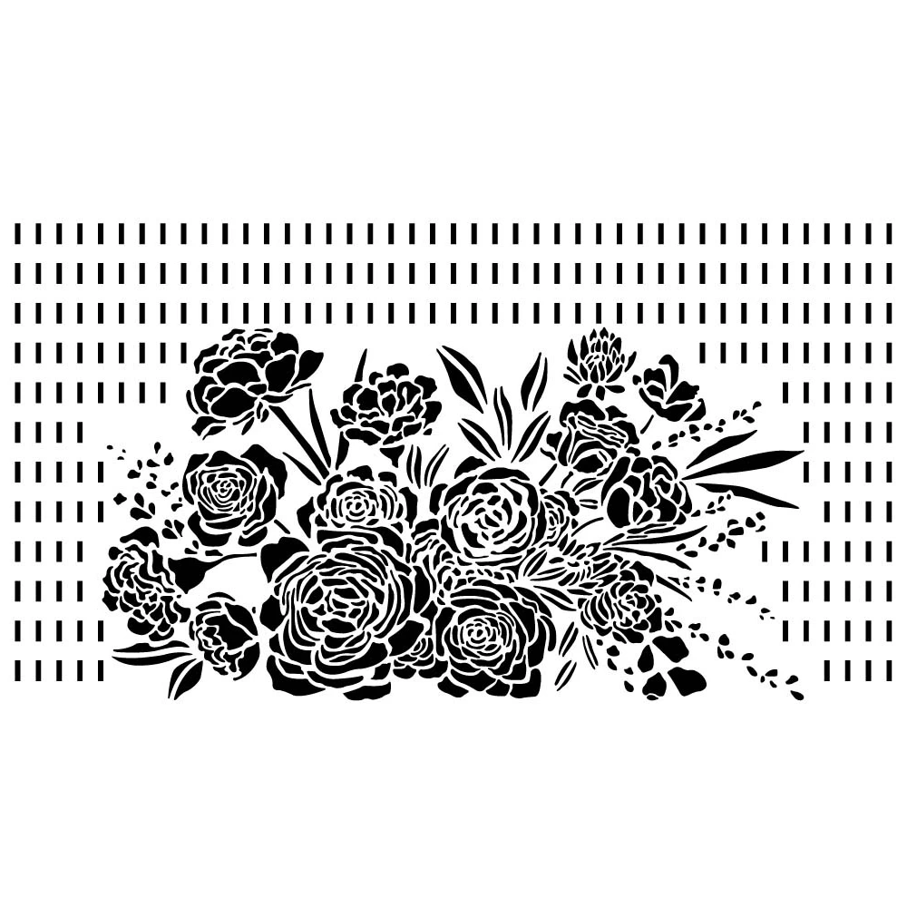 Angela Morrison Flora - Flowers Stencil Collection 1 Angela Morrison Flora - Flowers Stencil Collection