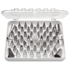 Ateco 55 Pc Pro Icing Nozzle Piping Tube Tip Box Set
