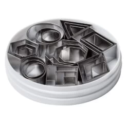 Ateco Stainless Steel Geometric Shapes Cutters - Set Of 24