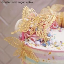 Alternative view of Cake Lace Beautiful Butterflies - 3D Large Lace Mat