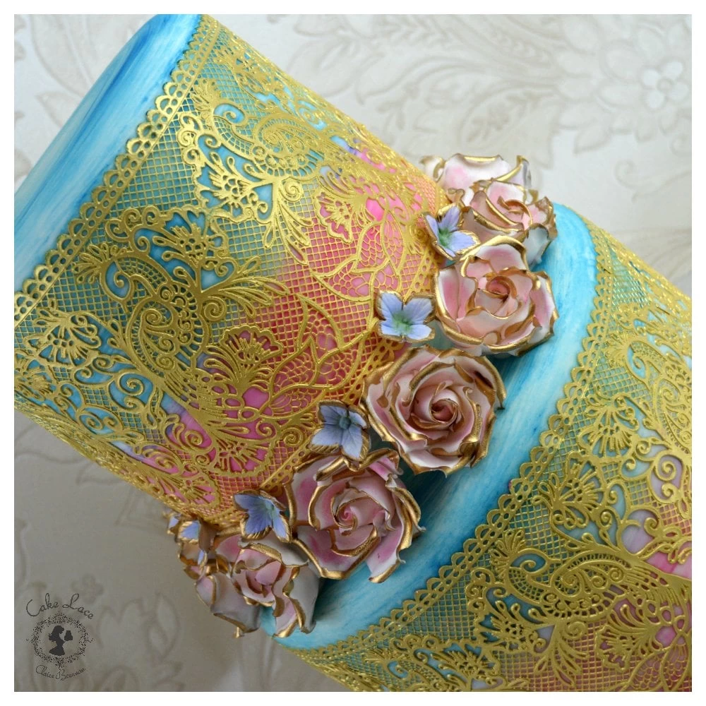 Cake Lace Fantasia - 3D Lace Strip Mat 3 Cake Lace Fantasia - 3D Lace Strip Mat - Image 3