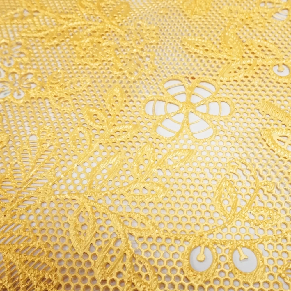 Cake Lace Soft Gold Pearlised Pre-Mixed 2 Cake Lace Soft Gold Pearlised Pre-Mixed - Image 2