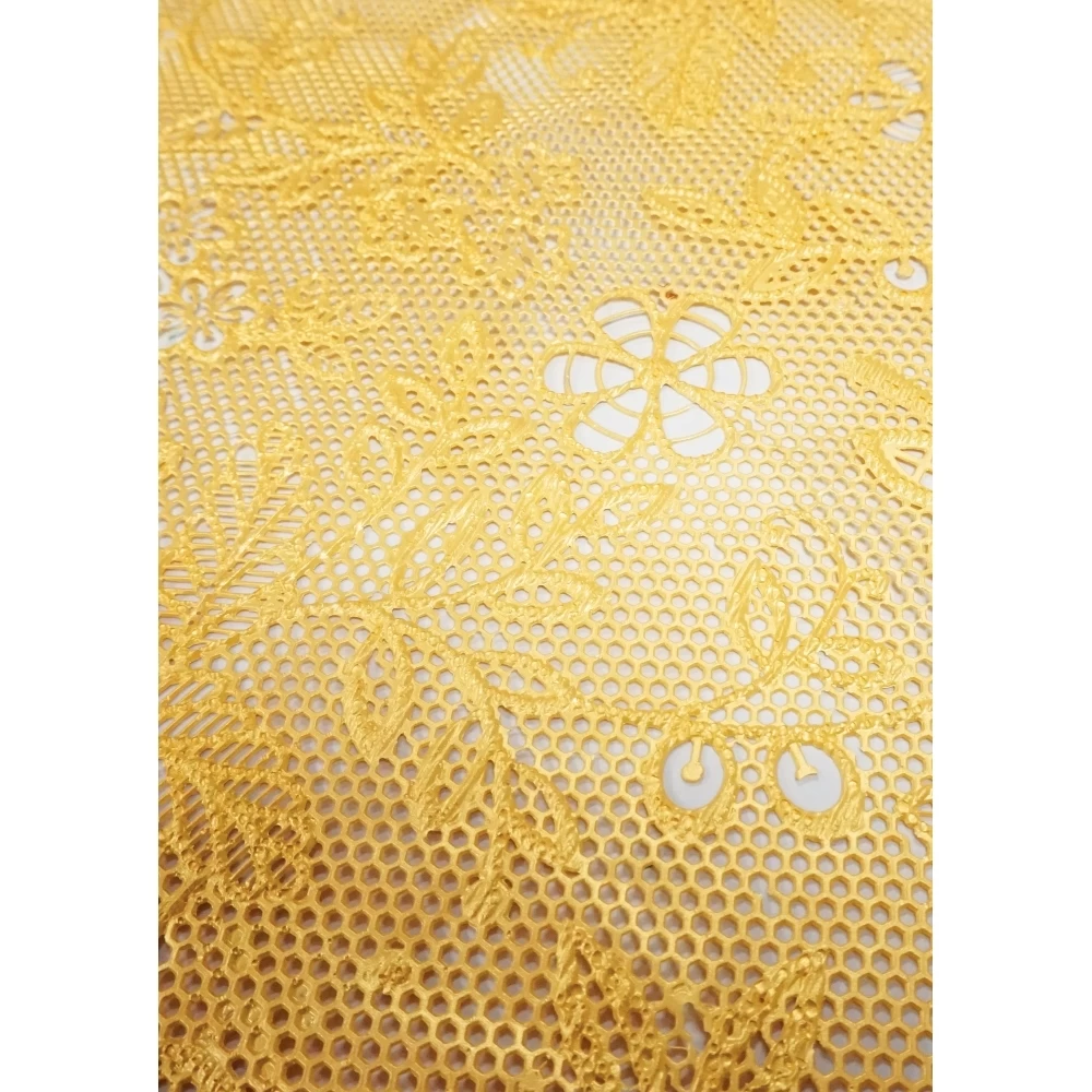 Cake Lace Soft Gold Pearlised Pre-Mixed 3 Cake Lace Soft Gold Pearlised Pre-Mixed - Image 3