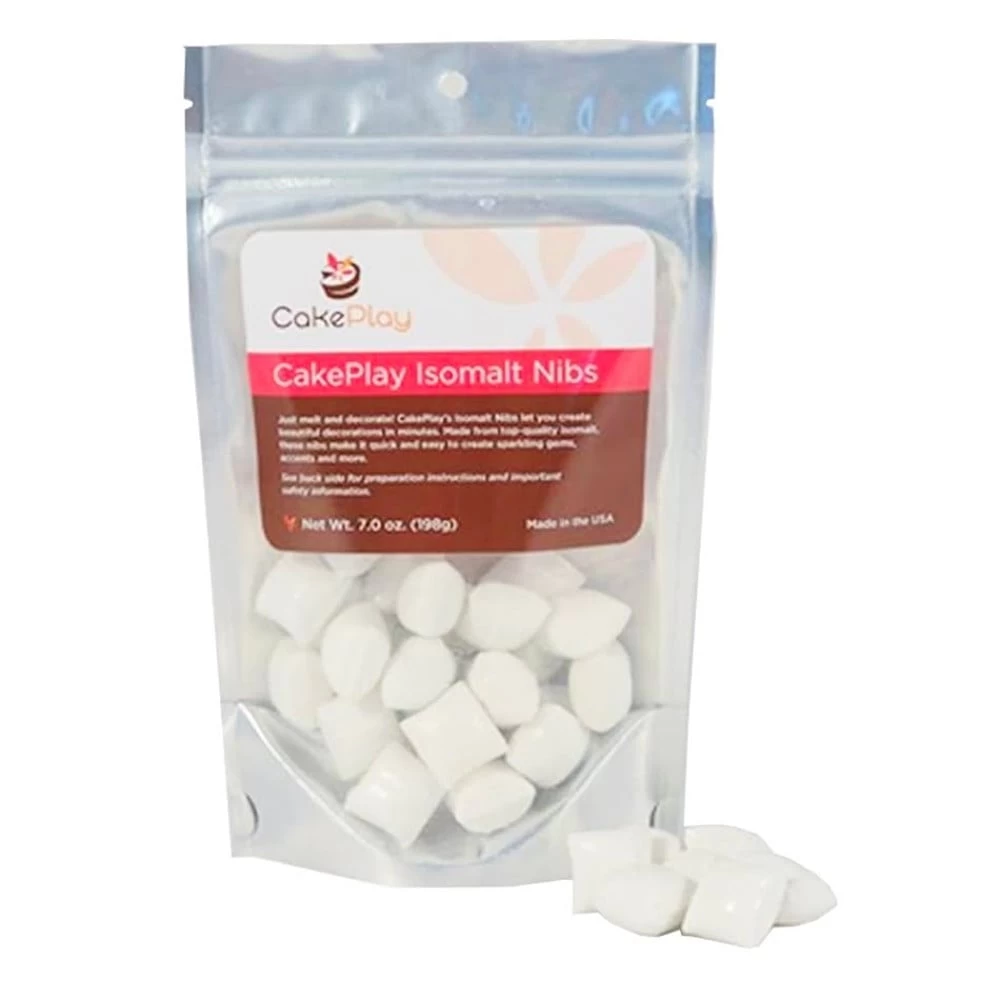 Cakeplay Brilliant White Isomalt Nibs Pack 198g 1 Cakeplay Brilliant White Isomalt Nibs Pack 198g