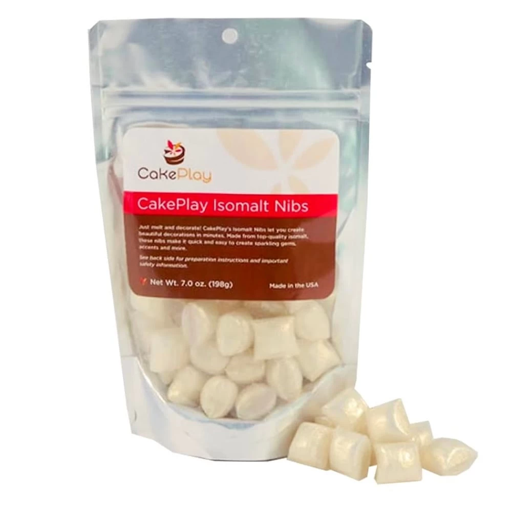 Cakeplay Pearl Isomalt Nibs Pack 198g 1 Cakeplay Pearl Isomalt Nibs Pack 198g