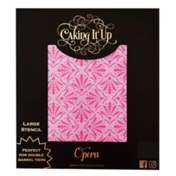 Caking It Up Opera Cake Stencil