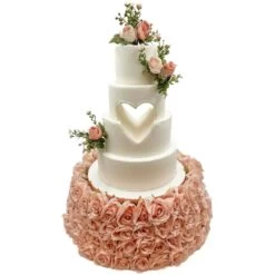 Alternative view of Celebration Cake Stands 13" Azahara Flower Cake Stand
