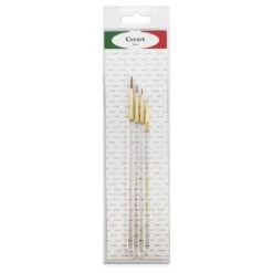 Cerart Synthetic Paint Brushes Set Of 4