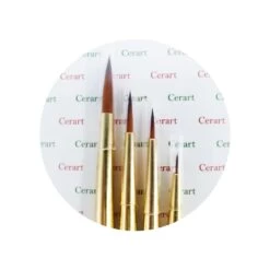 Alternative view of Cerart Synthetic Paint Brushes Set Of 4