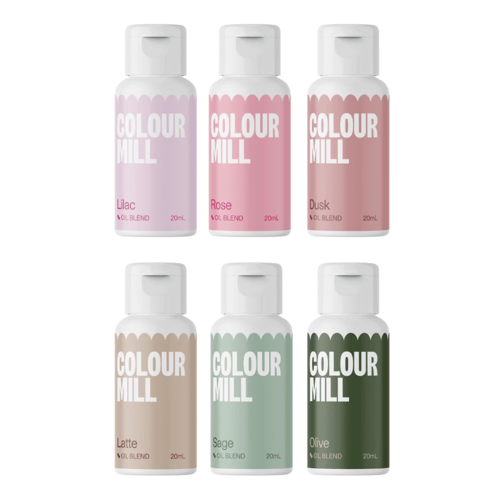 Colour Mill Botanicals - Gift Set Of 6 Oil Based Colouring 1 Colour Mill Botanicals - Gift Set Of 6 Oil Based Colouring