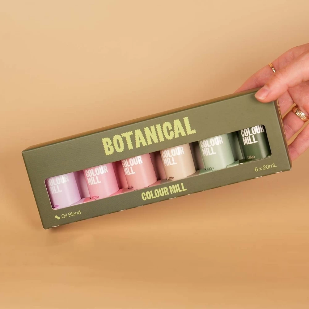 Colour Mill Botanicals - Gift Set Of 6 Oil Based Colouring 2 Colour Mill Botanicals - Gift Set Of 6 Oil Based Colouring - Image 2