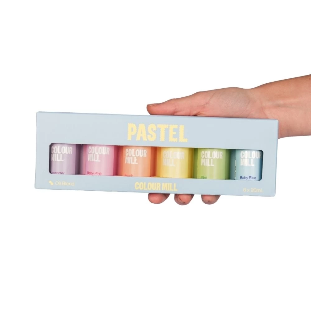 Colour Mill Pastel Colours - Gift Set Of 6 Oil Based Colouring (New Label Design) 1 Colour Mill Pastel Colours - Gift Set Of 6 Oil Based Colouring (New Label Design)