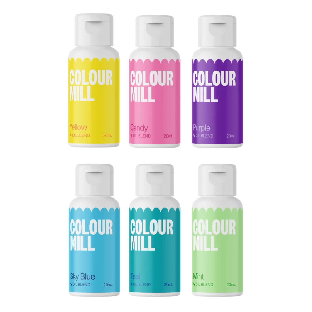 Colour Mill Pool Party - Gift Set Of 6 Oil Based Colouring 1 Colour Mill Pool Party - Gift Set Of 6 Oil Based Colouring
