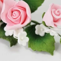 Hamilworth Pink CP Rose & Forget Me Not Flower Spray - Medium 5 Hamilworth Pink CP Rose & Forget Me Not Flower Spray - Medium -Selected Baking Supplies Store hamilworth pink cp rose forget me not flower spray medium p18577 79866 image