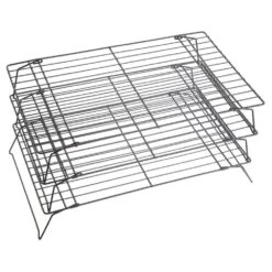 Kitchencraft 3 Tier Non-stick Stackable Cooling Trays Racks - 16" / 40cm