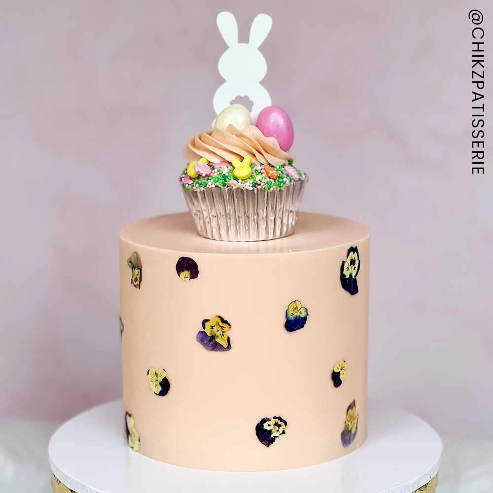 Make A Wish Easter Cupcake Toppers Set Of 6 2 Make A Wish Easter Cupcake Toppers Set Of 6 - Image 2