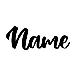 Make A Wish Personalised Name Cake Charm