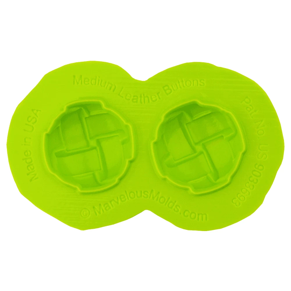 Marvelous Molds Medium Leather Buttons Mould 1 Marvelous Molds Medium Leather Buttons Mould