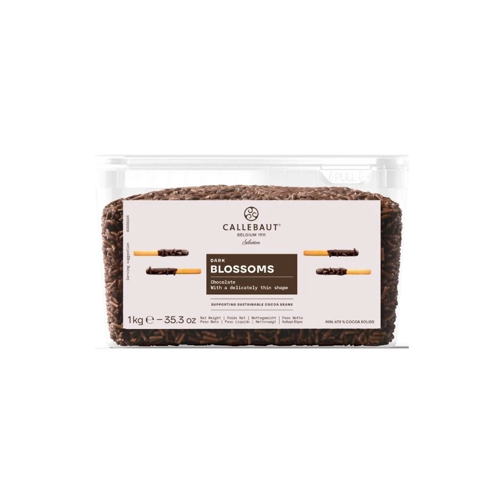 Mona Lisa Dark Chocolate Blossom Curls 1KG 1 Mona Lisa Dark Chocolate Blossom Curls 1KG