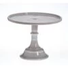 Mosser Marble Glazed Milk Glass Cake Stand