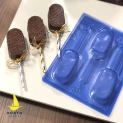 Alternative view of Porto Formas Cakesicle 3-Part Chocolate Mould - 3 Cavity
