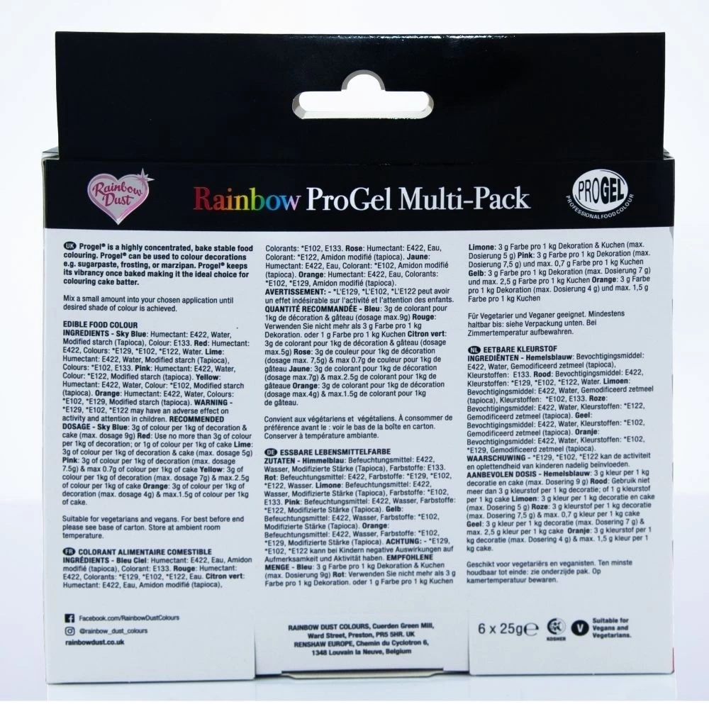 Rainbow Dust Rainbow Multipack ProGel Concentrated Colouring 12 Rainbow Dust Rainbow Multipack ProGel Concentrated Colouring - Image 12