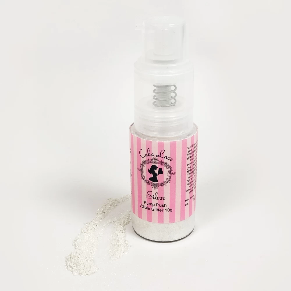 Cake Lace Set Of 3 Pump Push Edible Glitter 3 Cake Lace Set Of 3 Pump Push Edible Glitter - Image 3