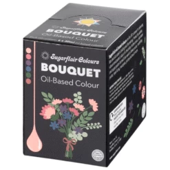 Alternative view of Sugarflair Bouquet Set Of 6 Oil Based Food Colouring