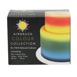 Alternative view of Sugarflair Mixed 14ml Airbrush Colour Set Of 8