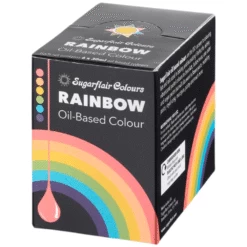 Alternative view of Sugarflair Rainbow Set Of 6 Oil Based Food Colouring