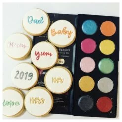 Alternative view of Sweet Sticks Metallic Colours Edible Art Paint Palette