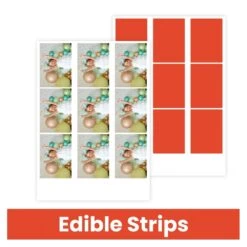 The Cake Decorating Co. Edible Image Sheet Strips 2.3 X 9.8 Inch