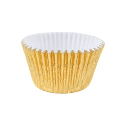 The Cake Decorating Co. Gold - Foil 50mm Baking Cases X 500 Cups