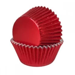 The Cake Decorating Co. Red - Foil 50mm Baking Cases X 500 Cups