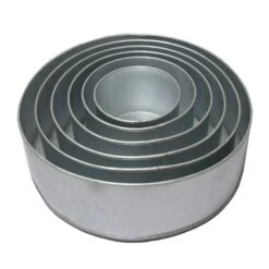 The Cake Decorating Co. Round - 3 Inches Deep - Set Of 6 Baking Tins