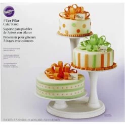 Alternative view of Wilton 3 Tier Pillar Cake Stand