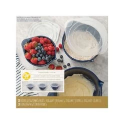Wilton Covered Bowls - Set Of 3
