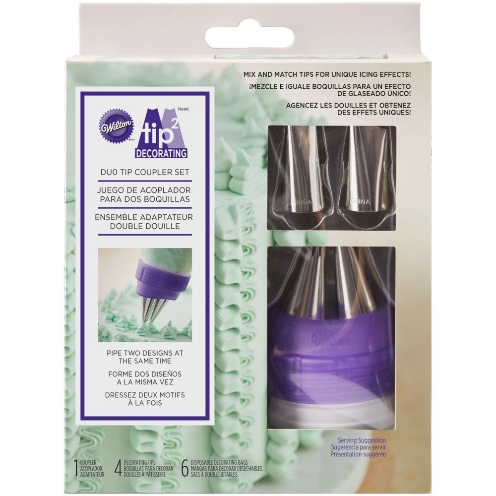 Wilton Duo Tip Coupler Set 1 Wilton Duo Tip Coupler Set