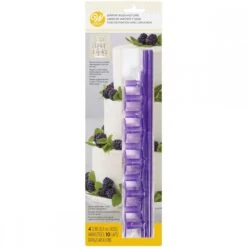 Wilton Plastic Support Rods And Caps - Pack Of 14